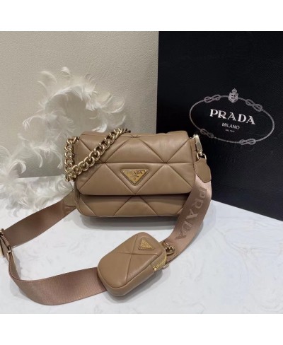 PRADA Prada System nappa leather patchwork bag