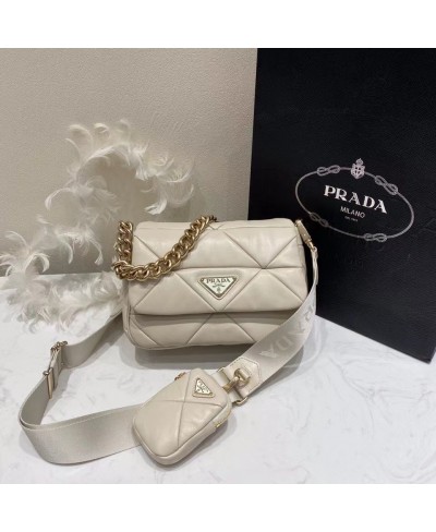 PRADA Prada System nappa leather patchwork bag