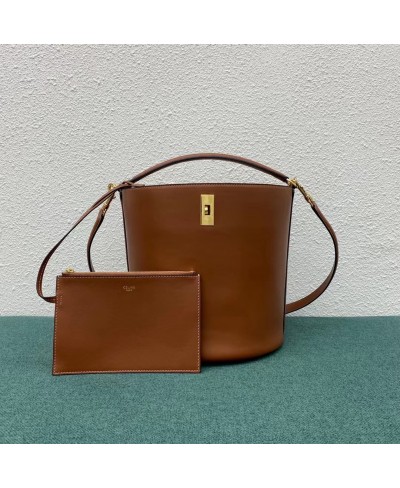 BORSA 16 A SECCHIELLO IN PELLE DI VITELLO LISCIA CELINE