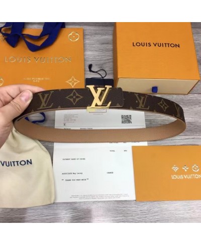 LOUIS VUITTON LV INITIALES 30MM REVERSIBILE BELT