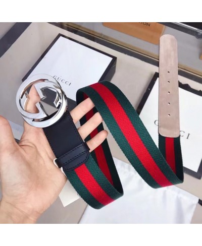 GUCCI Web belt with G buckle