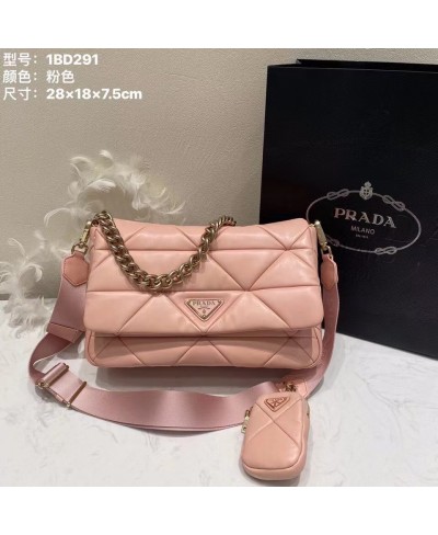 PRADA Prada System nappa leather patchwork bag