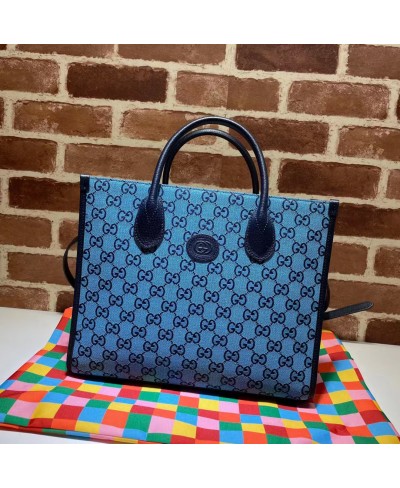 Borsa shopping GG Multicolor misura piccola GUCCI