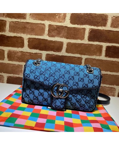 GUCCI GG Marmont multicolour small shoulder bag