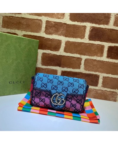 Mini borsa GG Marmont Multicolor GUCCI