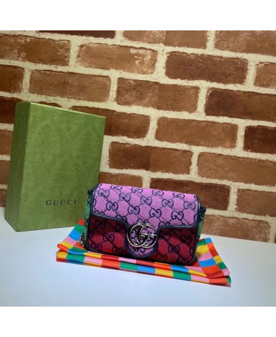 Mini borsa GG Marmont Multicolor GUCCI