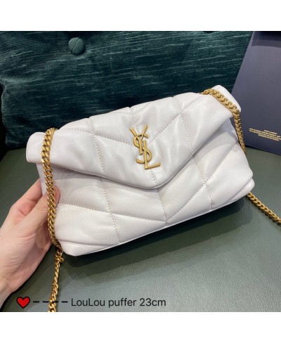 BORSA PUFFER TOY IN PELLE DI AGNELLO TRAPUNTATA (PELLE ORIGINALE) SAINT LAURENT