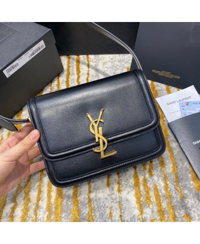 SAINT LAURENT SOLFERINO SMALL SATCHEL IN BOX SAINT LAURENT LEATHER(ORIGINAL LEATHER)