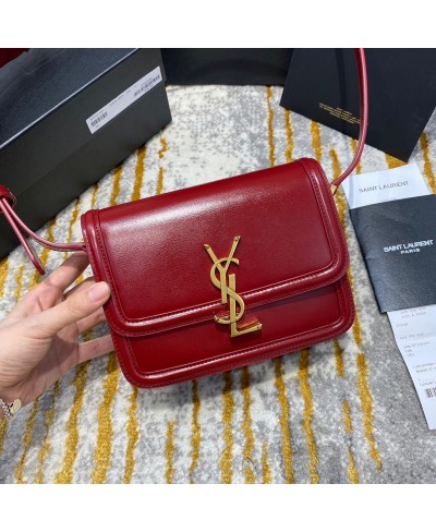 SAINT LAURENT SOLFERINO SMALL SATCHEL IN BOX SAINT LAURENT LEATHER(ORIGINAL LEATHER)