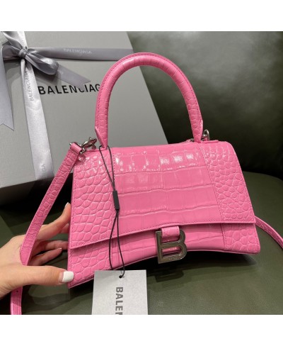 BALENCIAGA WOMEN'S HOURGLASS SMALL TOP HANDLE BAG