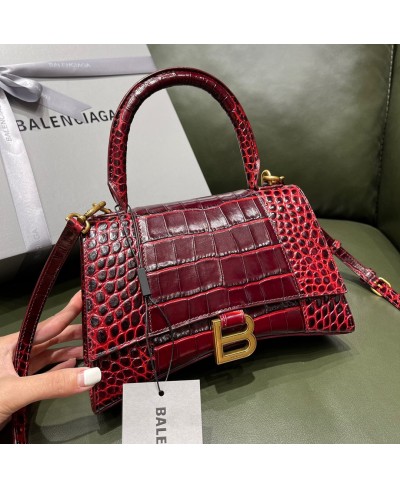 BALENCIAGA WOMEN'S HOURGLASS SMALL TOP HANDLE BAG