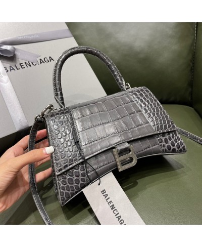 BALENCIAGA WOMEN'S HOURGLASS SMALL TOP HANDLE BAG