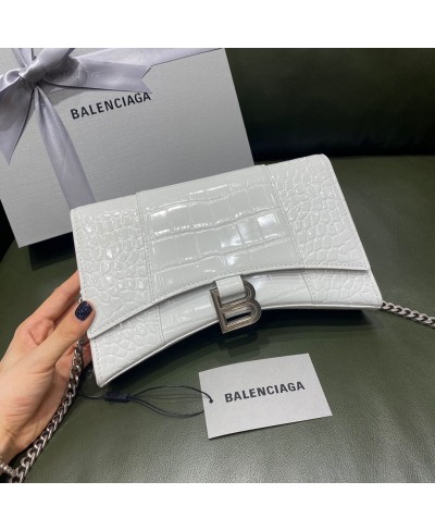 BALENCIAGA WOMEN'S HOURGLASS CHAIN BAG