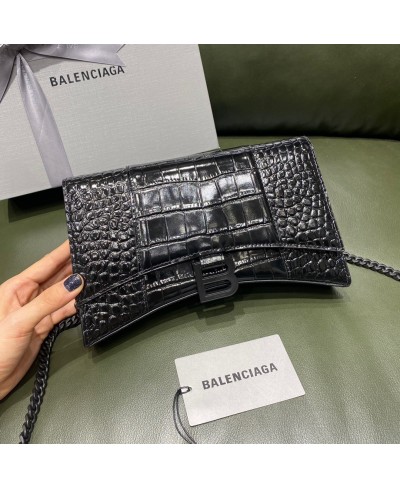 BALENCIAGA WOMEN'S HOURGLASS CHAIN BAG