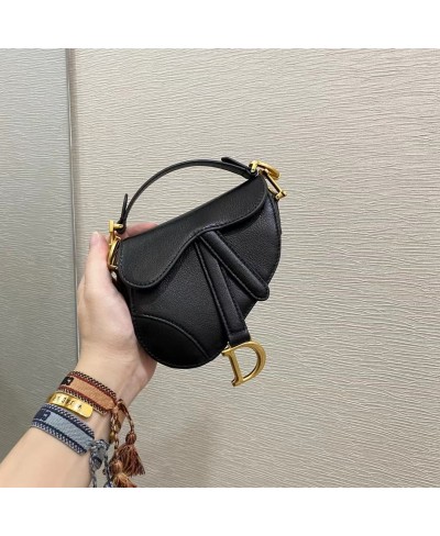 CHRISTIAN DIOR MICRO SADDLE BAG