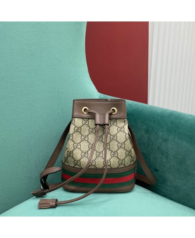 Mini borsa a secchiello Ophidia in GG GUCCI