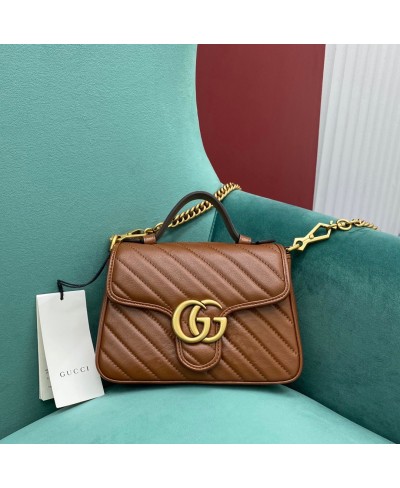 GUCCI GG Marmont mini top handle bag