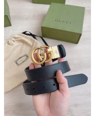 Cintura sottile reversibile GG Marmont GUCCI