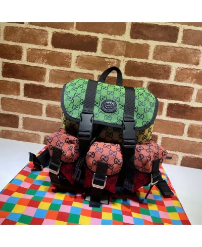 GUCCI GG multicolour small backpack