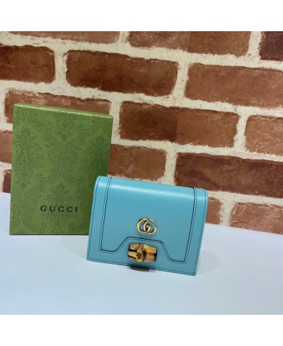 Portacarte Gucci Diana con bambù GUCCI