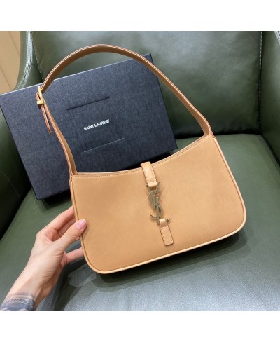 BORSA HOBO LE 5 À 7 IN PELLE CONCIATA AL VEGETALE (PELLE ORIGINALE) SAINT LAURENT