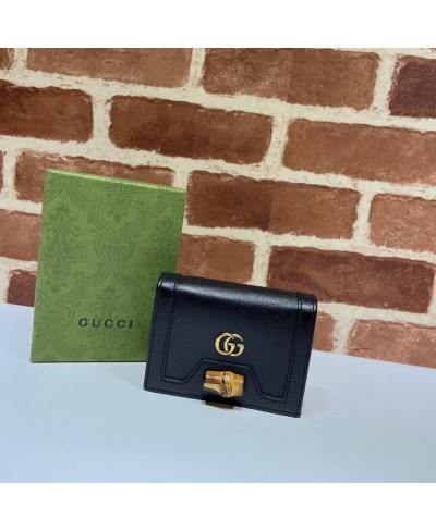 Portacarte Gucci Diana con bambù GUCCI