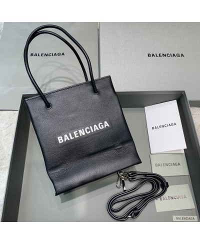 BALENCIAGA WOMEN'S SHOPPING XXS NORTH SOUTH TOTE BAG