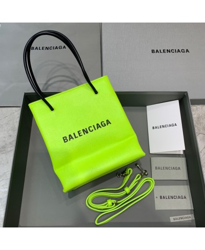 BALENCIAGA WOMEN'S SHOPPING XXS NORTH SOUTH TOTE BAG