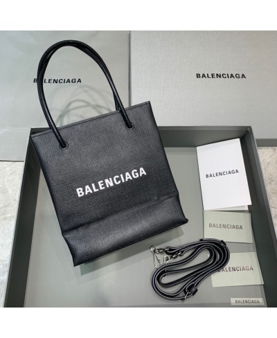 BALENCIAGA WOMEN'S SHOPPING XXS NORTH SOUTH TOTE BAG