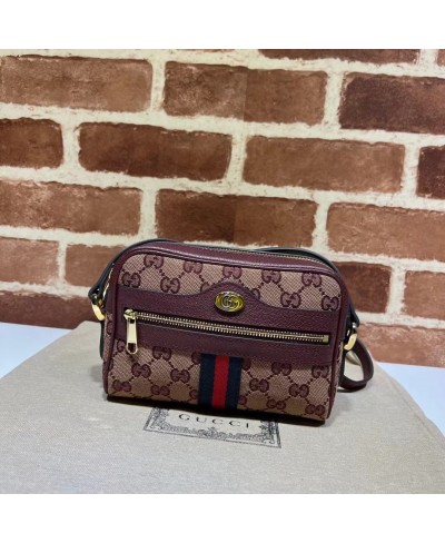 Mini borsa Ophidia con Web GUCCI