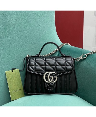 GUCCI GG Marmont mini top handle bag