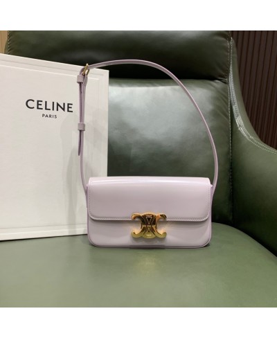 CELINE TRIOMPHE SHOULDER BAG IN NATURAL CALFSKIN