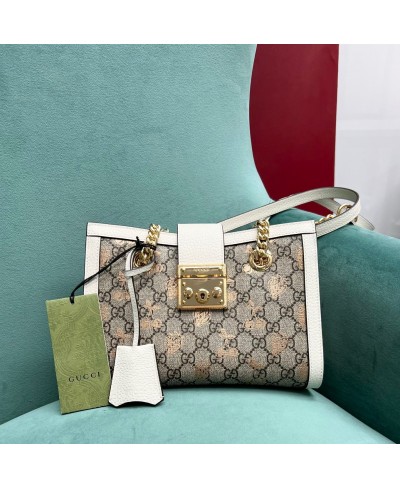 GUCCI Padlock small berry tote bag