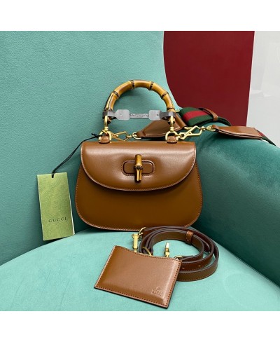 GUCCI Small top handle bag with Bamboo