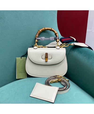 GUCCI Small top handle bag with Bamboo