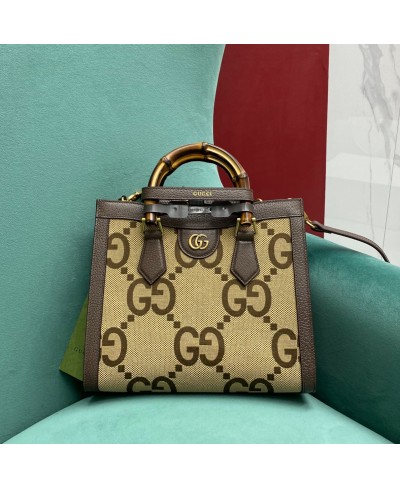 GUCCI Gucci Diana jumbo GG small tote bag