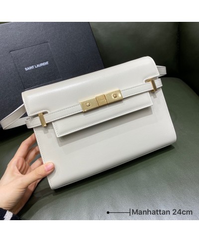 BORSA MANHATTAN SMALL IN PELLE BOX SAINT LAURENT SAINT LAURENT(PELLE ORIGINALE)