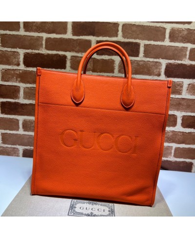 Borsa shopping con logo Gucci misura grande GUCCI