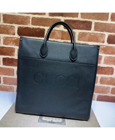 Borsa shopping con logo Gucci misura grande GUCCI