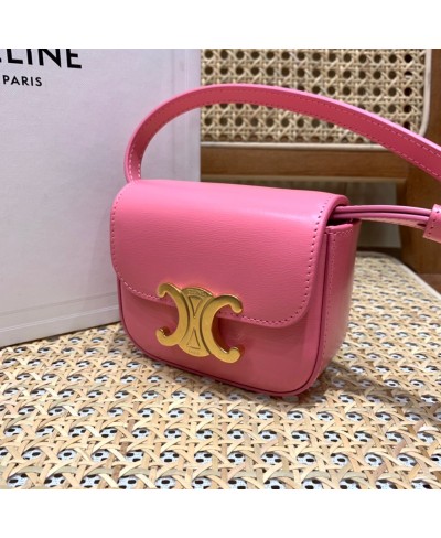 CELINE MINI TRIOMPHE IN SHINY CALFSKIN