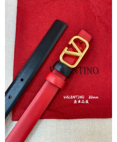 CINTURA REVERSIBILE VLOGO SIGNATURE IN VITELLO LUCIDO 20 MM VALENTINO