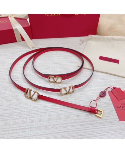 VALENTINO VLOGO SIGNATURE NAPPA BELT 10 MM