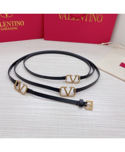 VALENTINO VLOGO SIGNATURE NAPPA BELT 10 MM