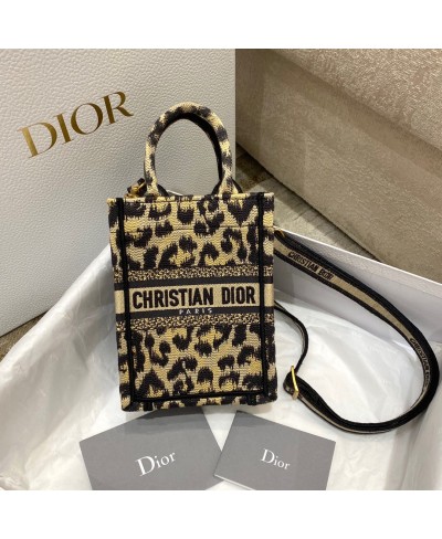 CHRISTIAN DIOR MINI DIOR BOOK TOTE PHONE BAG