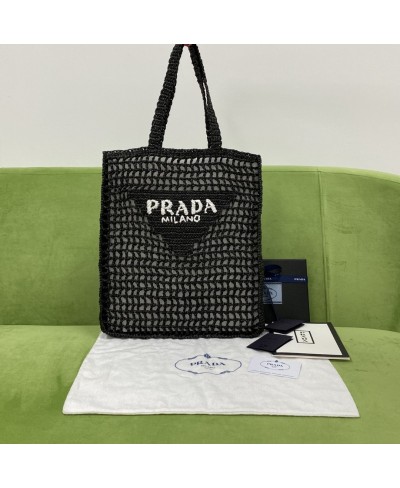 Borsa shopping in rafia PRADA