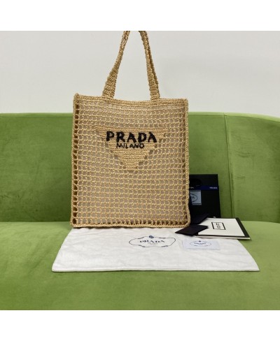 Borsa shopping in rafia PRADA