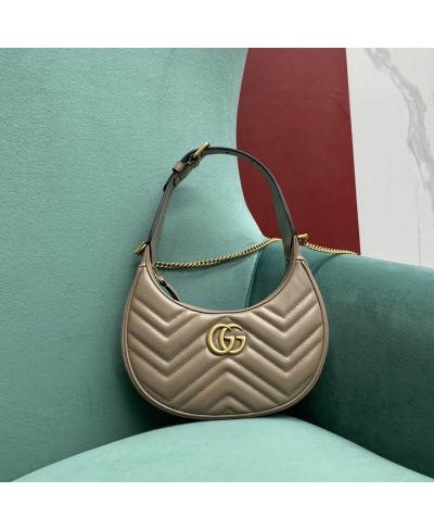 Mini borsa a mezzaluna GG Marmont GUCCI