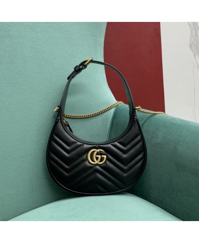 Mini borsa a mezzaluna GG Marmont GUCCI