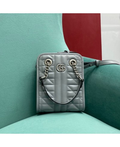 Mini borsa GG Marmont in pelle matelassé GUCCI