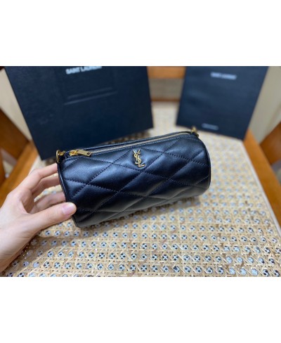 BORSA CILINDRICA SADE MINI IN PELLE DI AGNELLO TRAPUNTATA SAINT LAURENT(PELLE ORIGINALE)